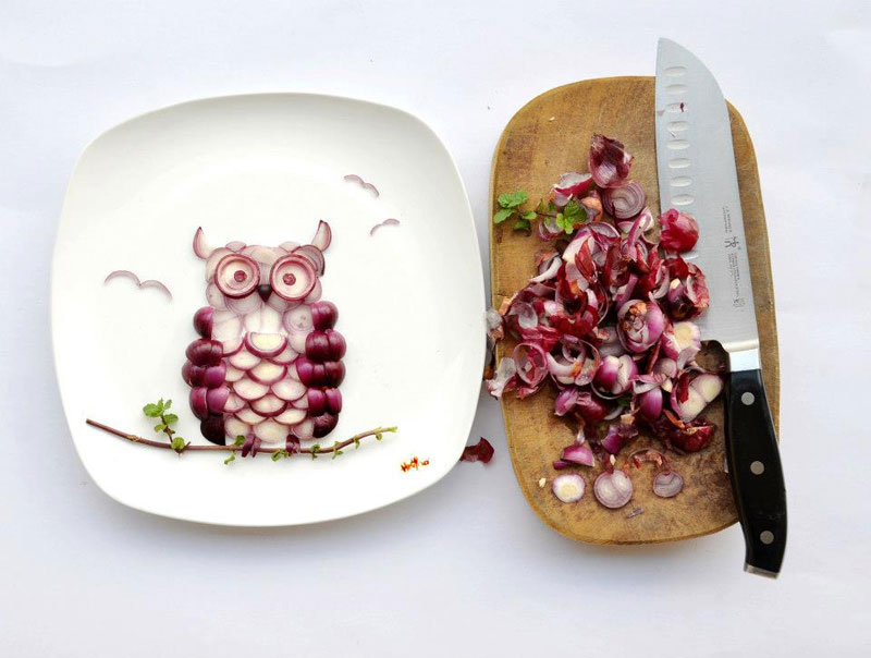 Mais arte com comida por Hong Yi e Ida Skivenes 07