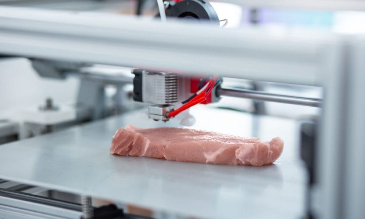 Startup cria o primeiro bife sem carne impresso em 3D do mundo
