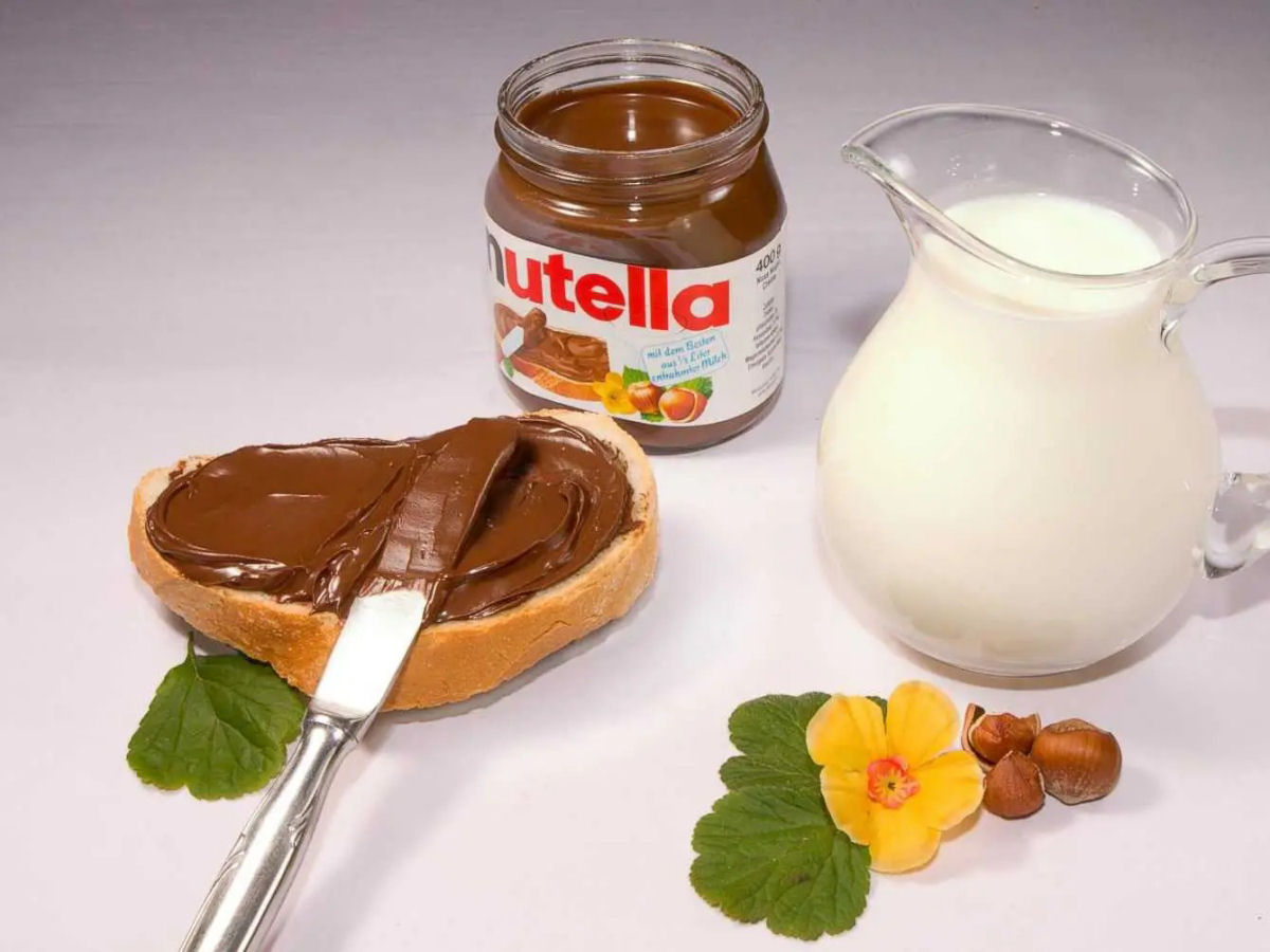 Como diferentes ingredientes são usados para fazer Nutella