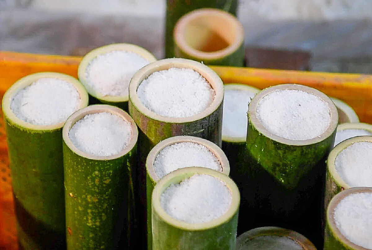 Como é feito o sal de bambu é por que é tão caro?