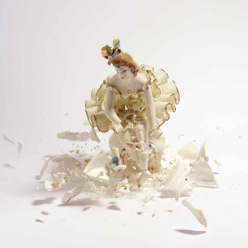 Porcelana em metamorfose, a fotografia em alta velocidade de Martin Klimas 12