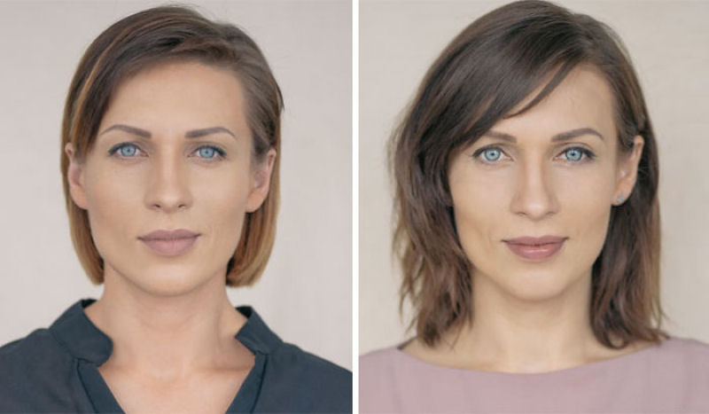 Fotgrafa lituana criou um simptico projeto que mostra mulheres antes e depois de se tornarem mes 02