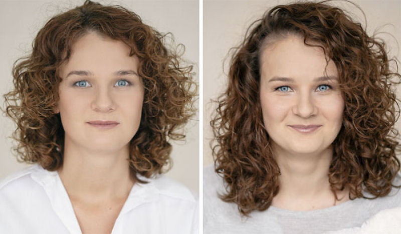 Fotgrafa lituana criou um simptico projeto que mostra mulheres antes e depois de se tornarem mes 04