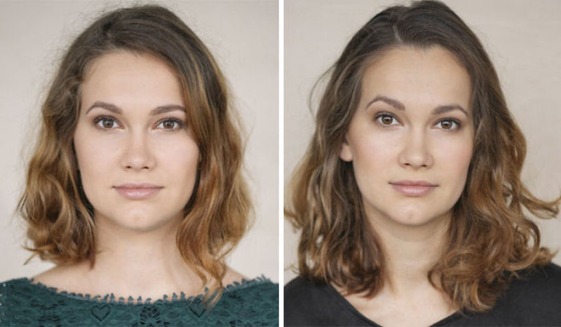 Fotgrafa lituana criou um simptico projeto que mostra mulheres antes e depois de se tornarem mes 06
