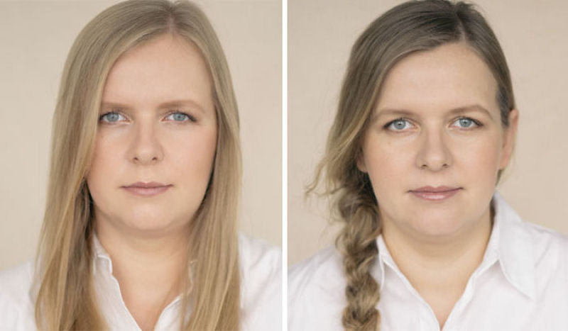 Fotgrafa lituana criou um simptico projeto que mostra mulheres antes e depois de se tornarem mes 25