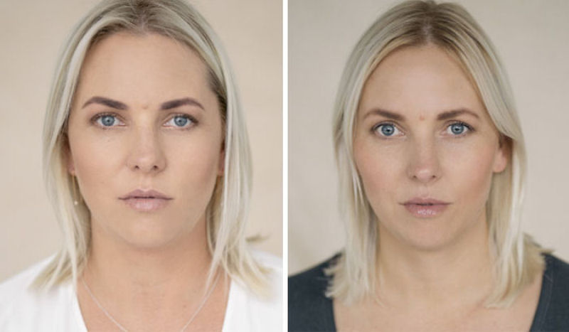 Fotgrafa lituana criou um simptico projeto que mostra mulheres antes e depois de se tornarem mes 29