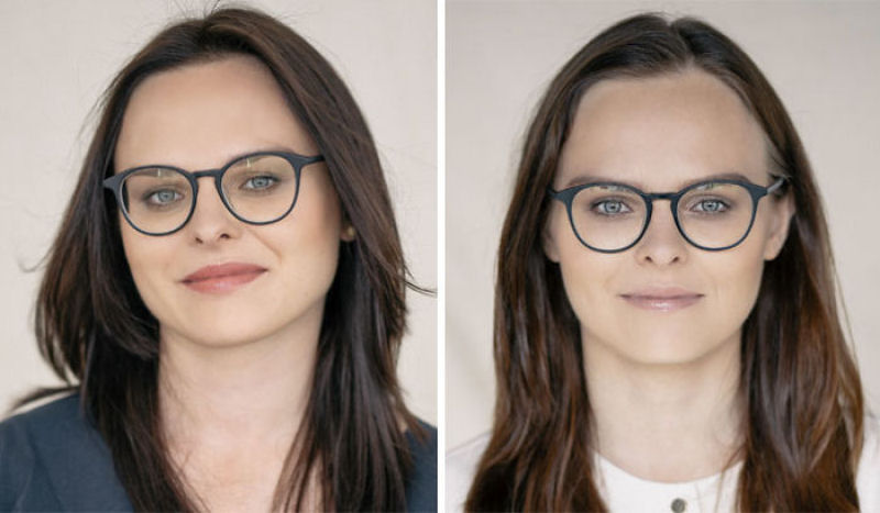 Fotgrafa lituana criou um simptico projeto que mostra mulheres antes e depois de se tornarem mes 32