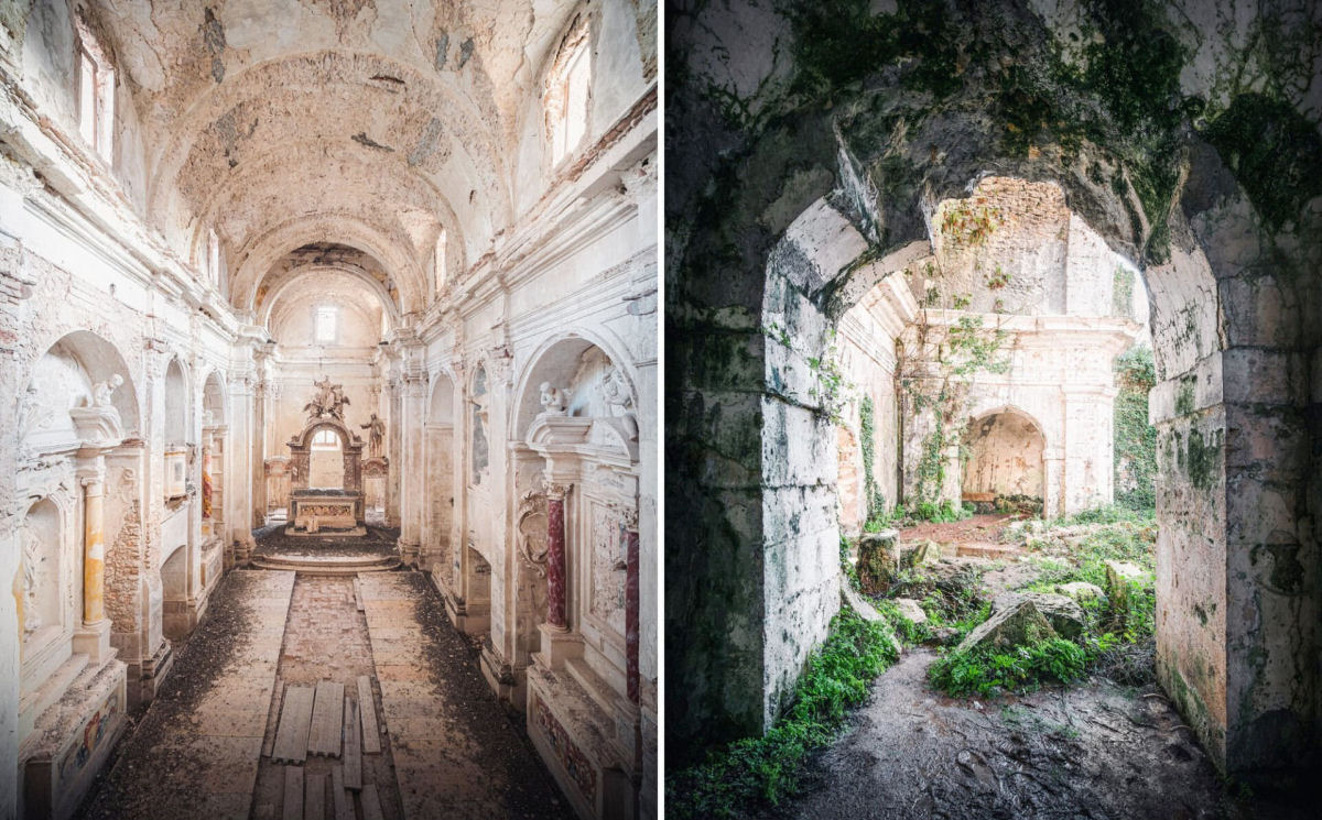 Fotógrafo captura o declínio de igrejas abandonadas na Itália 05