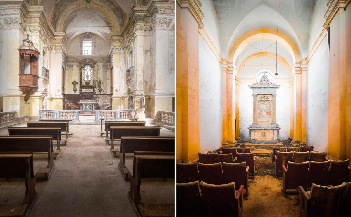 Fotógrafo captura o declínio de igrejas abandonadas na Itália 06