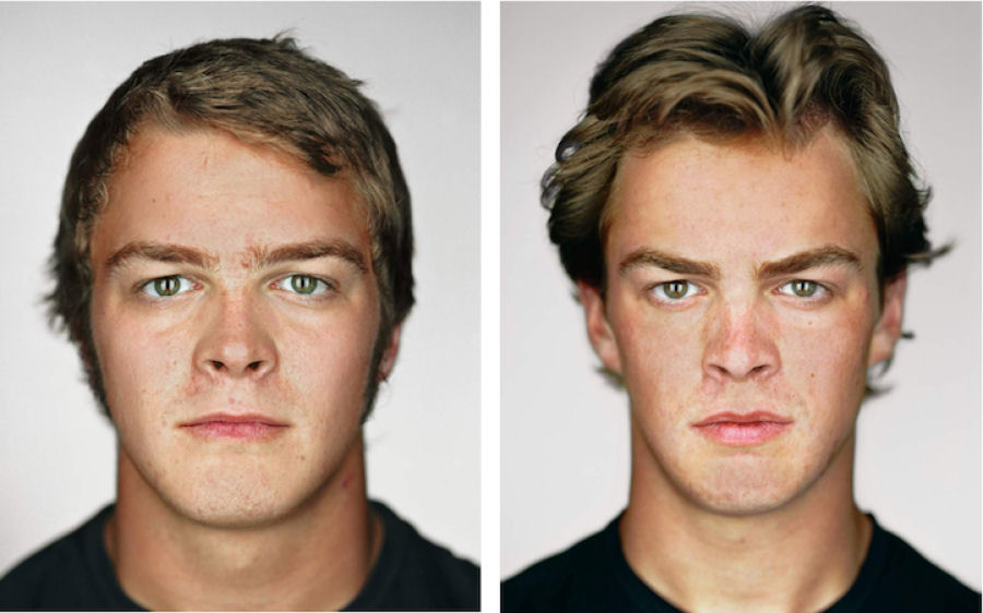 Retratos fascinantes de gêmeos idênticos 09