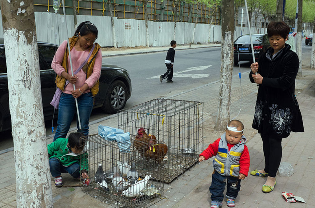 Este genial fotgrafo de rua invadiu a China com suas fotos com timing perfeito 17