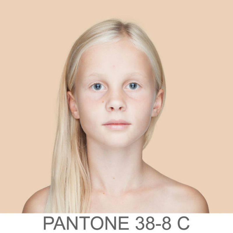 Pantone humano: fotgrafa registra toda a faixa de cores de pele existentes 16