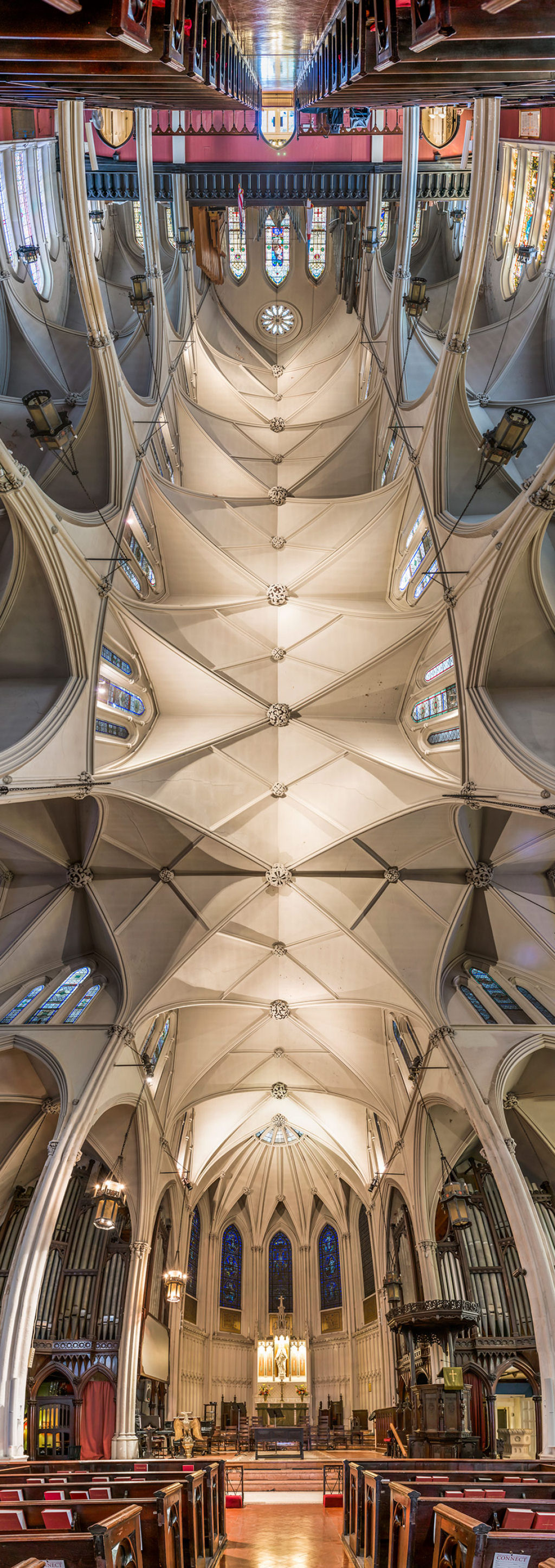 As fotografias panorâmicas verticais das igrejas de Nova Iorque por Richard Silver 03
