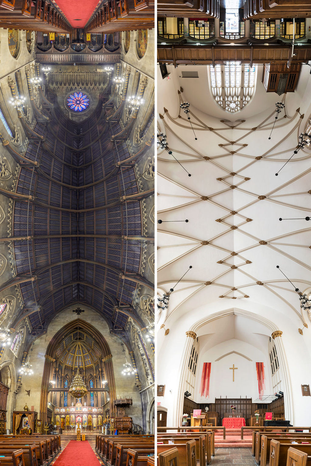 As fotografias panorâmicas verticais das igrejas de Nova Iorque por Richard Silver 04