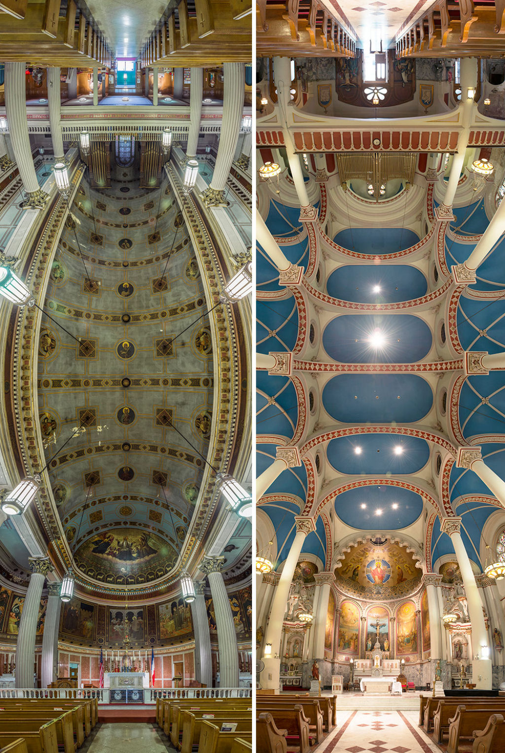 As fotografias panorâmicas verticais das igrejas de Nova Iorque por Richard Silver 06