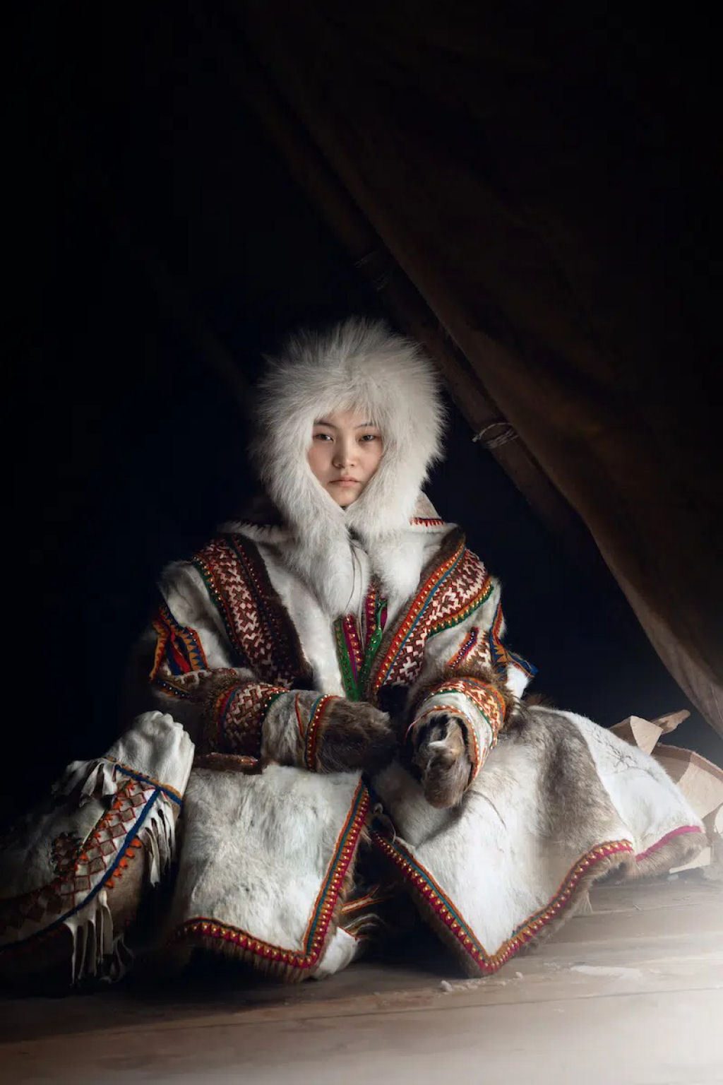 RRetratos ntimos dos Nenets capturam os rostos dos povos indgenas do rtico siberiano