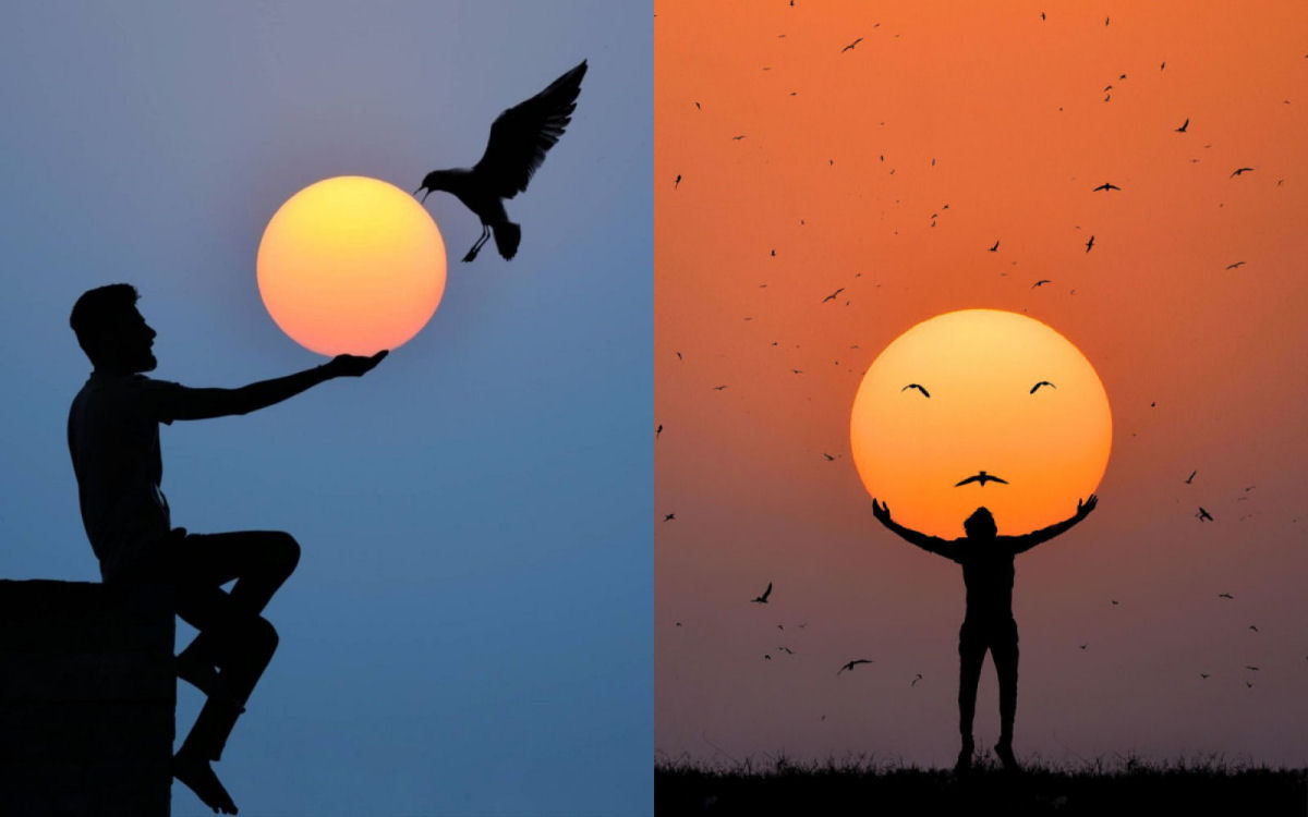 Fotógrafo indiano autodidata cria as ilusões ópticas mais 'solsacionais'