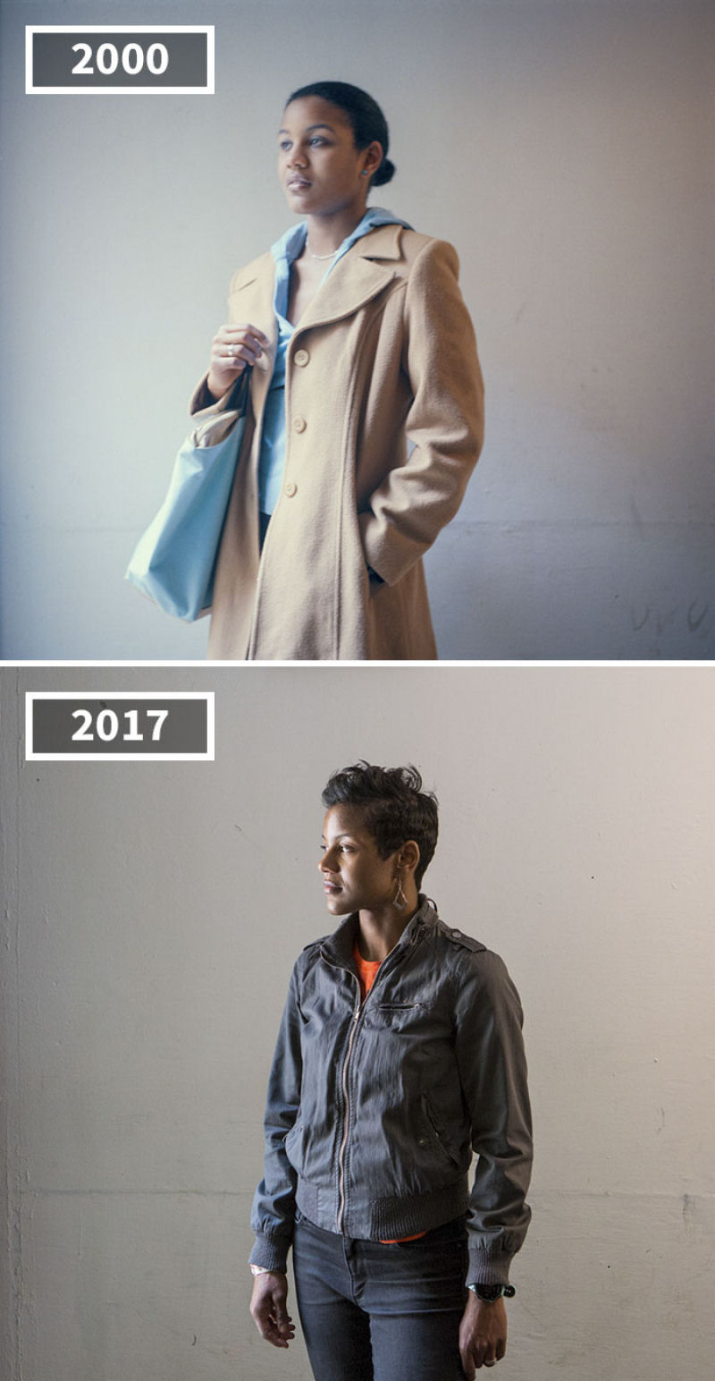 17 anos separam as fotos de antes e depois dos amigos desta fotgrafa 04
