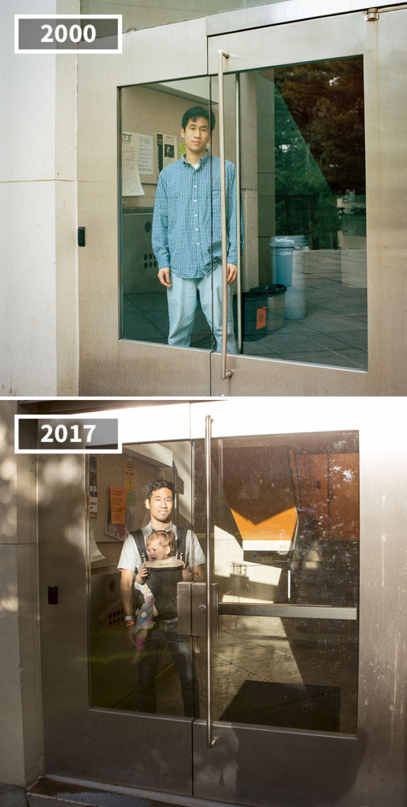 17 anos separam as fotos de antes e depois dos amigos desta fotgrafa 05