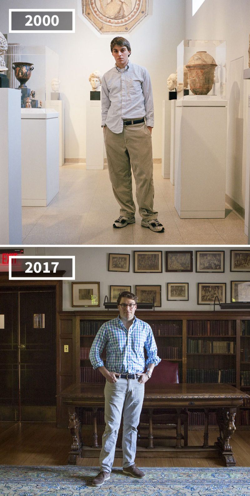 17 anos separam as fotos de antes e depois dos amigos desta fotgrafa 07
