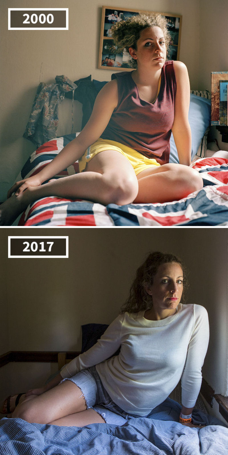 17 anos separam as fotos de antes e depois dos amigos desta fotgrafa 09
