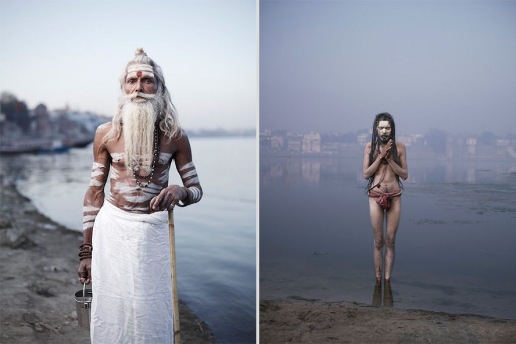 Poderosos retratos de sadhus indianos por Joey L 03