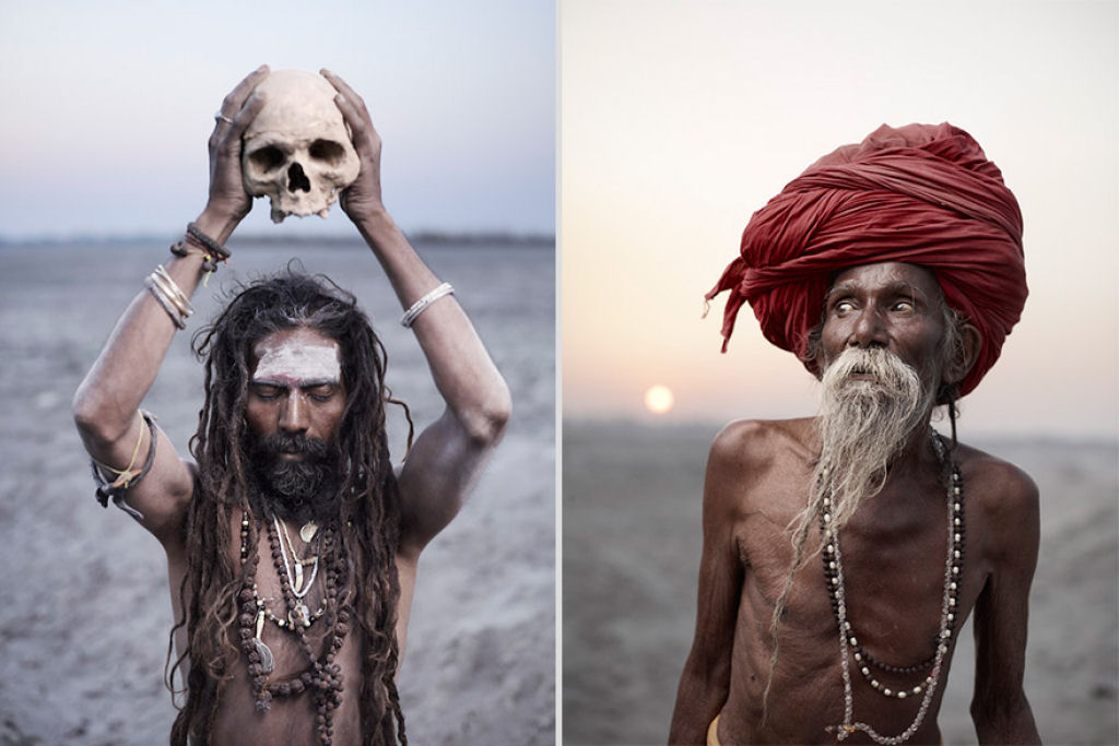 Poderosos retratos de sadhus indianos por Joey L 09
