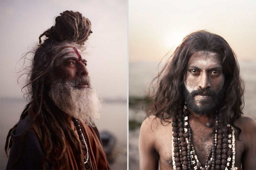 Poderosos retratos de sadhus indianos por Joey L 12