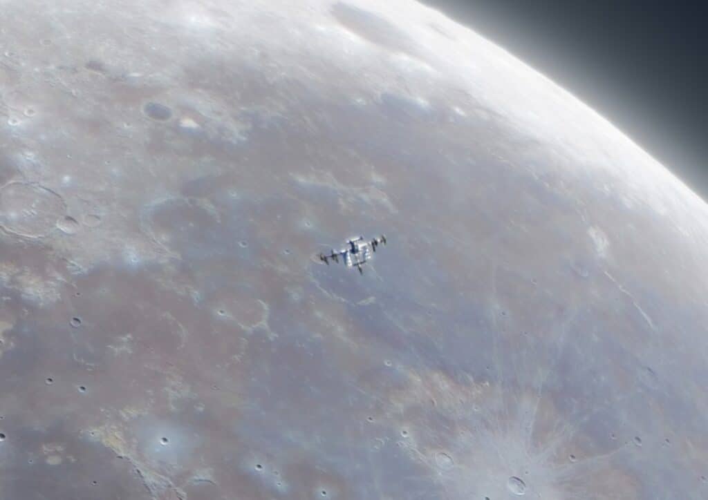 Astrofotógrafo viaja para local remoto para capturar fotos do trânsito da ISS na lua