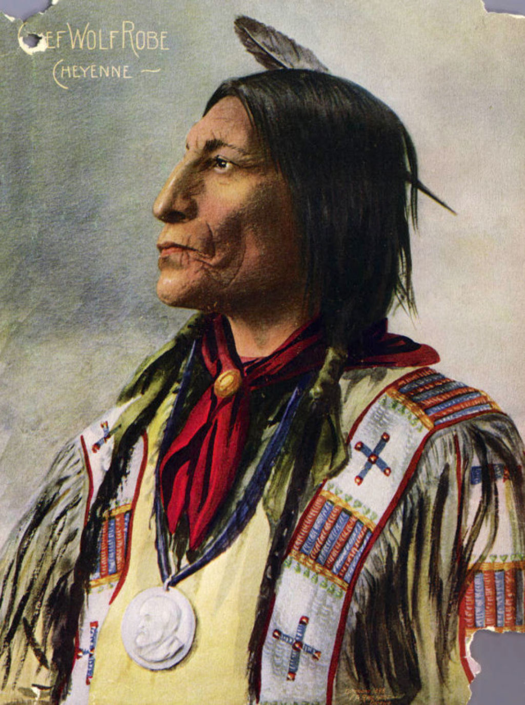 Impressionantes fotos históricas coloridas de nativos americanos do final do século 19 e início do século 20 09
