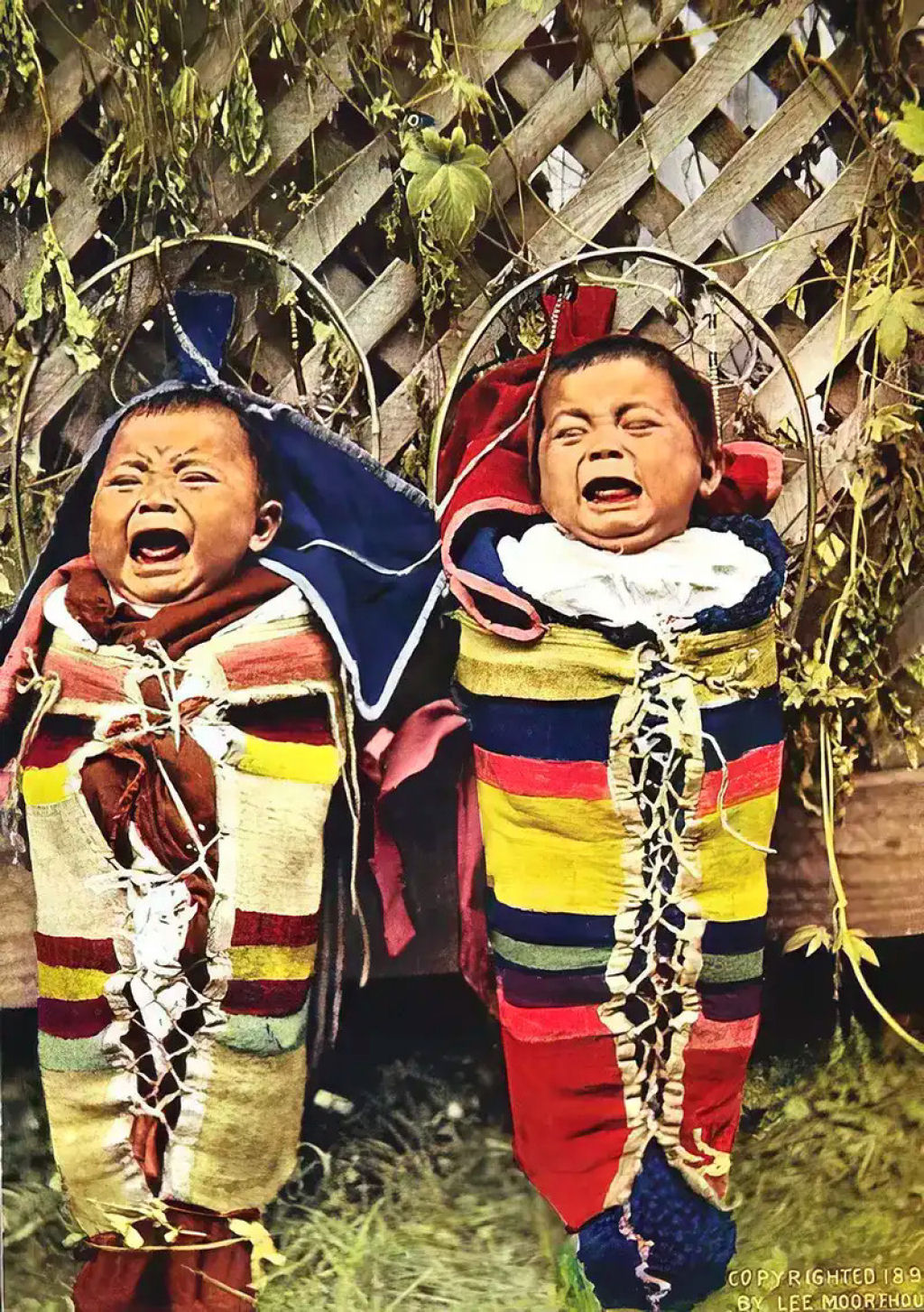 Impressionantes fotos históricas coloridas de nativos americanos do final do século 19 e início do século 20 14