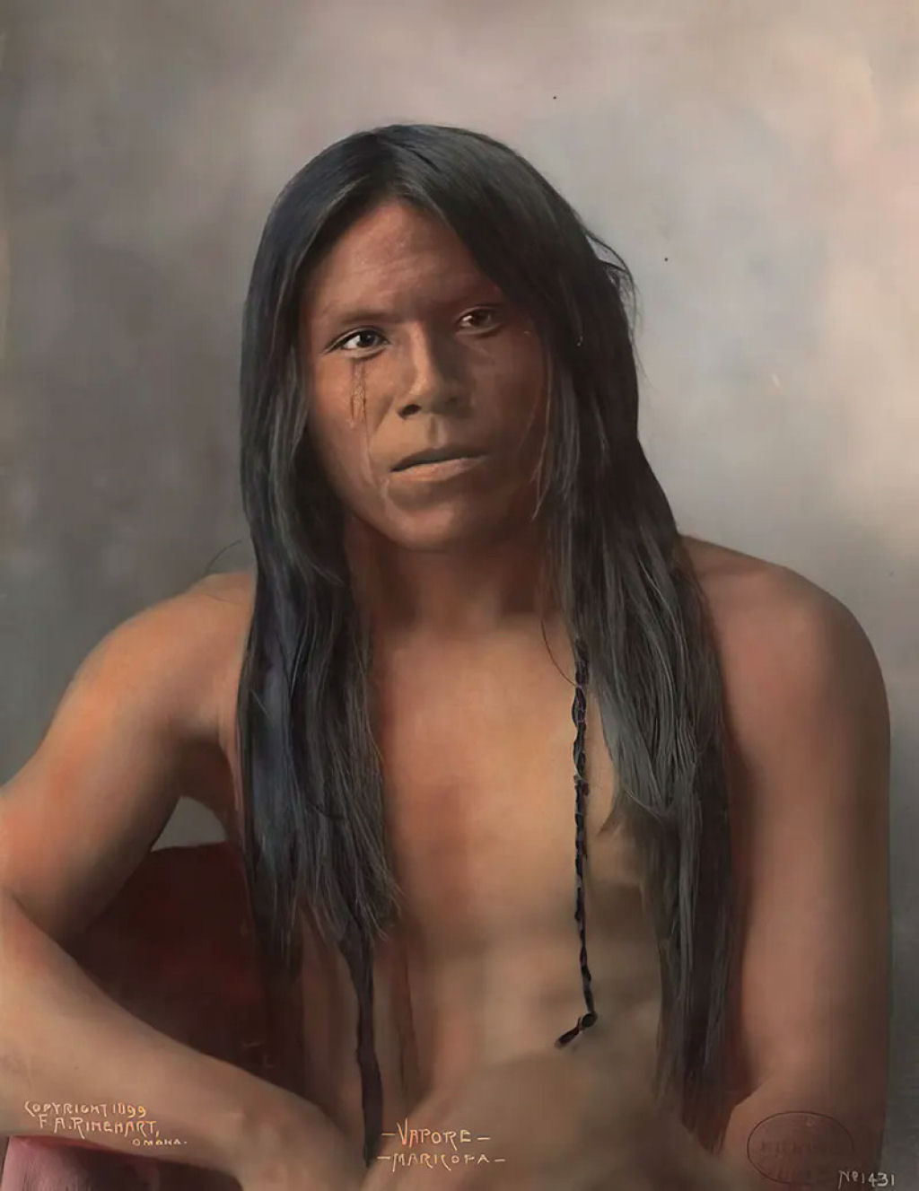 Impressionantes fotos históricas coloridas de nativos americanos do final do século 19 e início do século 20 23