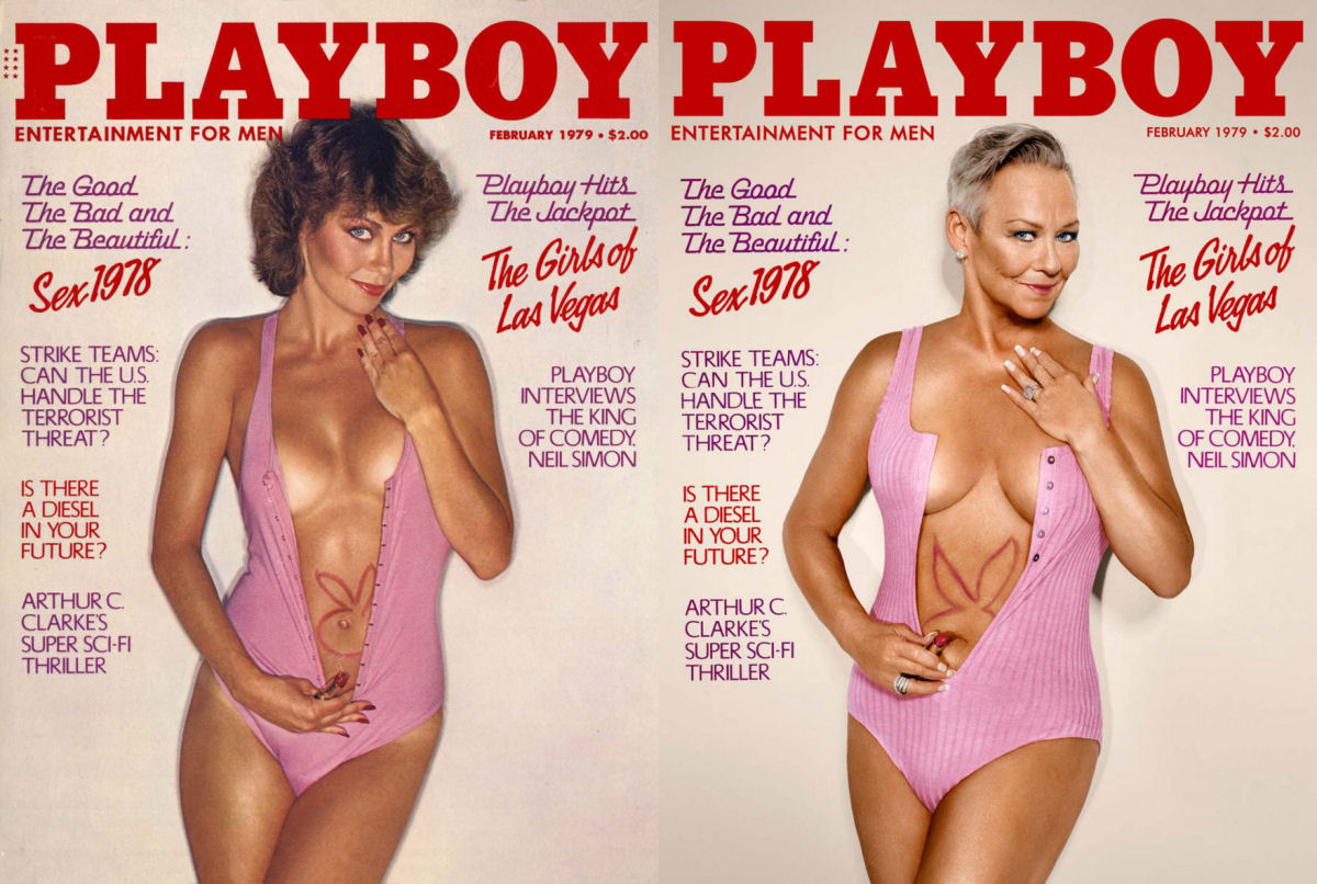 Sete coelhinhas recriam suas capas da Playboy 30 anos depois 02