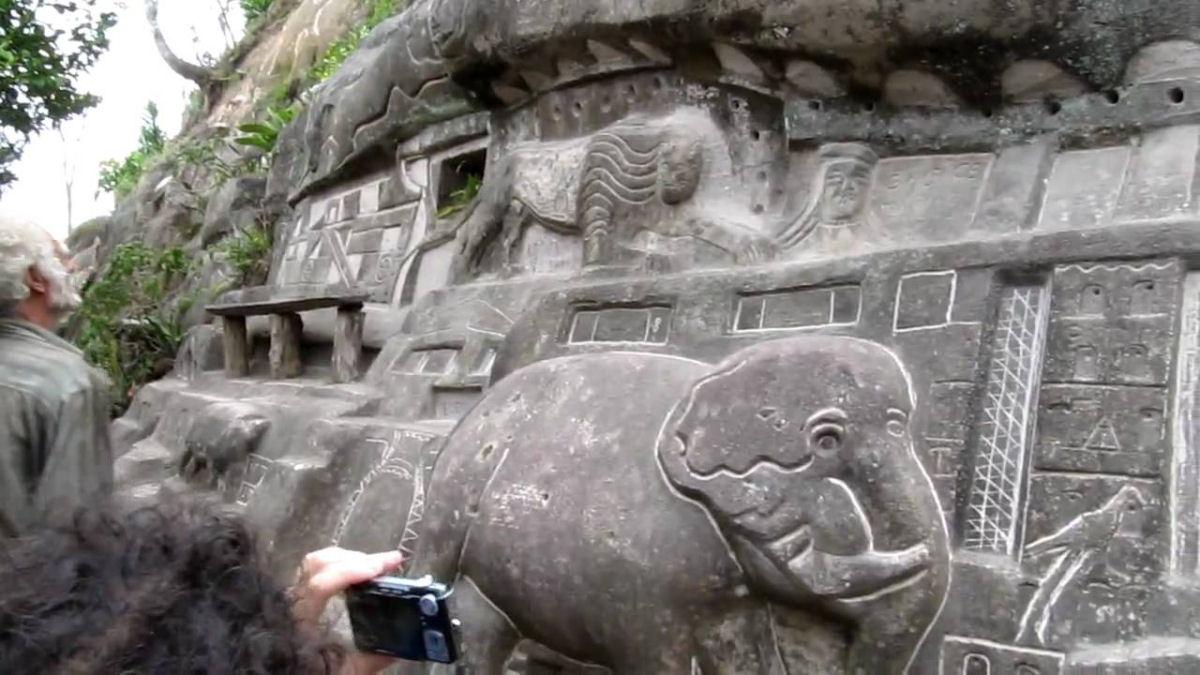 O famoso eremita escultor de pedras da Nicarágua