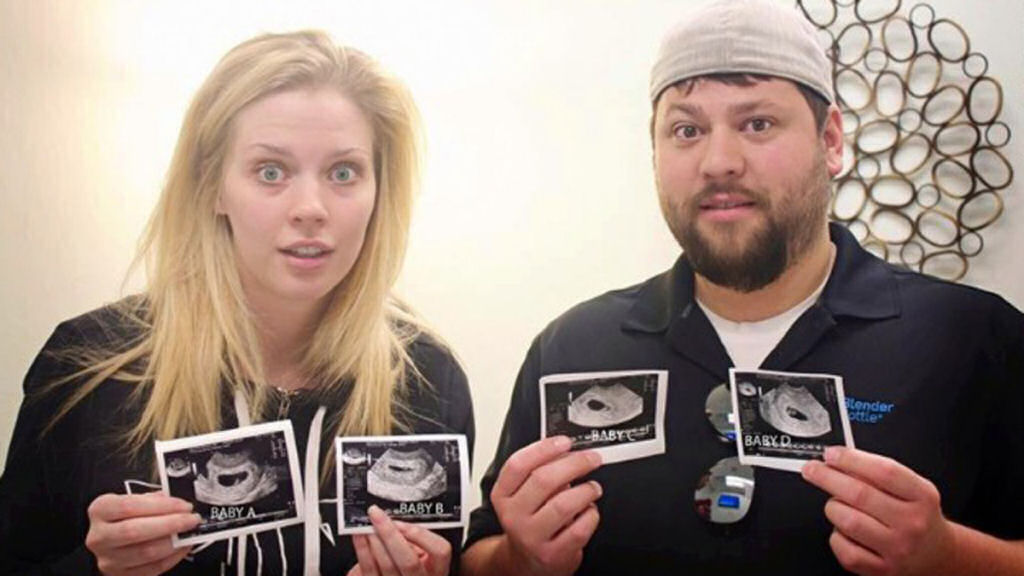 Uma probabilidade entre 70 milhões: mulher está grávida de dois pares de gêmeos