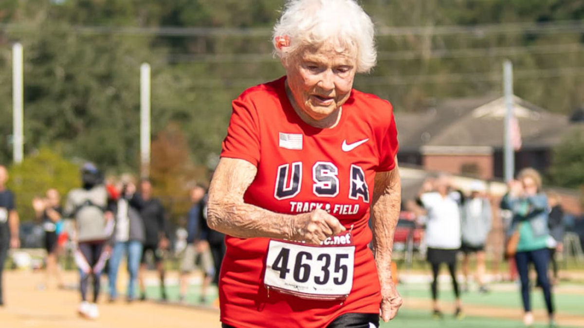 Vovó de 105 anos acaba de estabelecer um novo recorde no atletismo