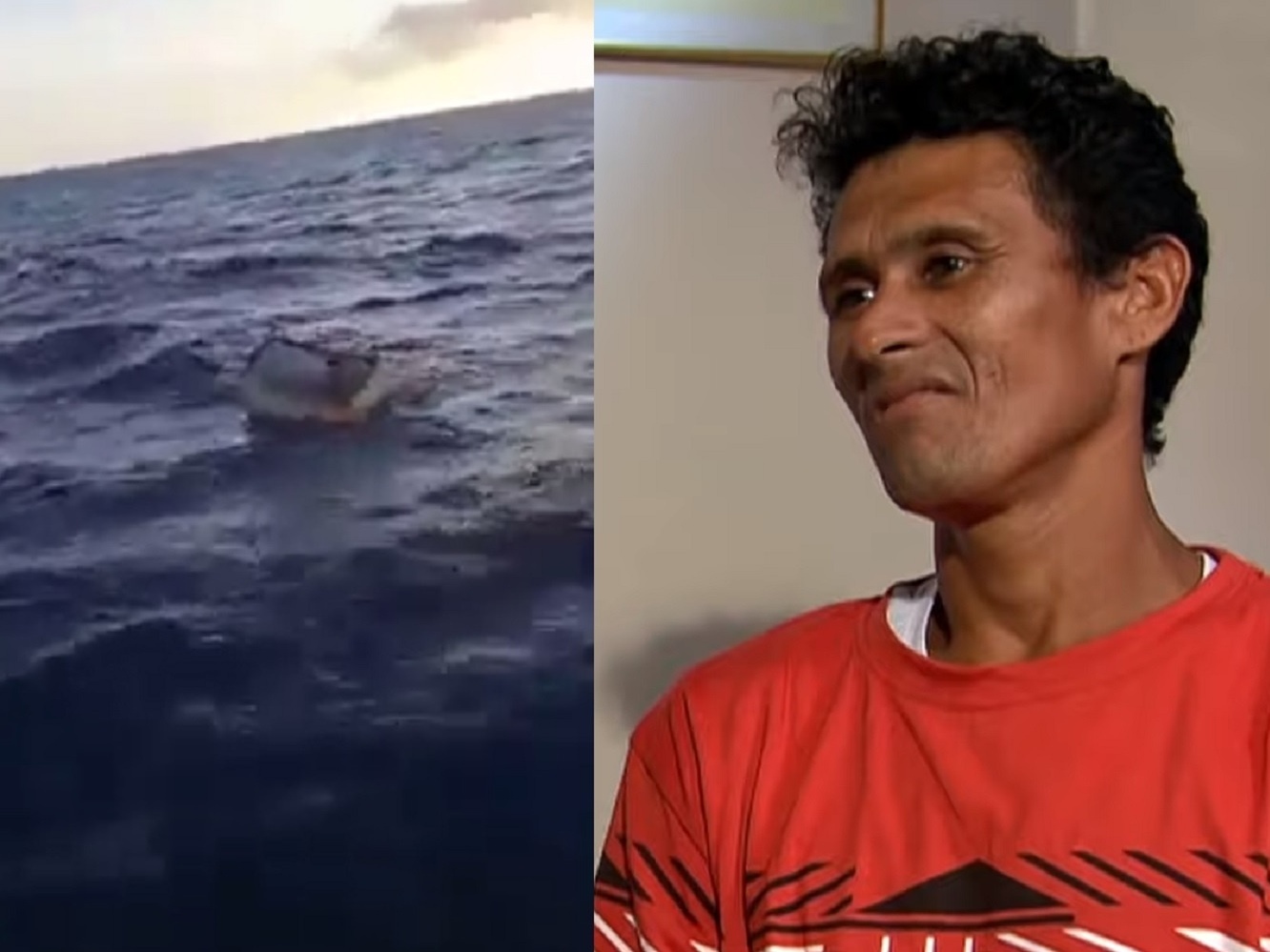 Brasileiro sobrevive 11 dias no oceano flutuando sozinho em um freezer