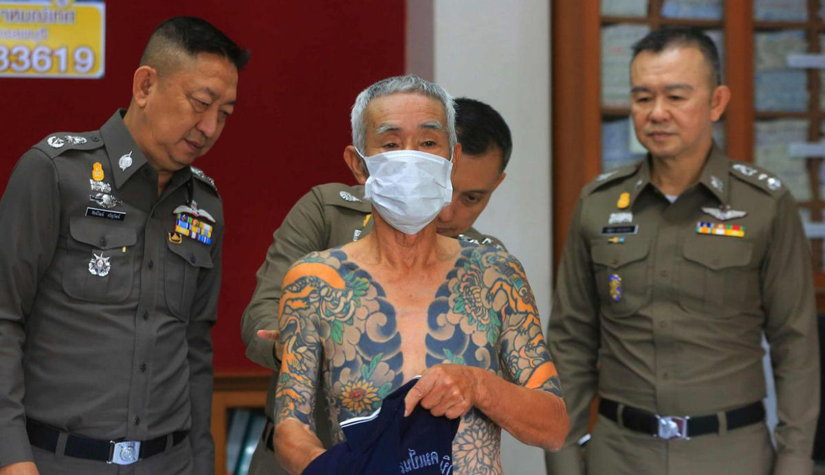 Chefe da Yakuza  preso depois de ser delatado por suas tatuagens no Facebook