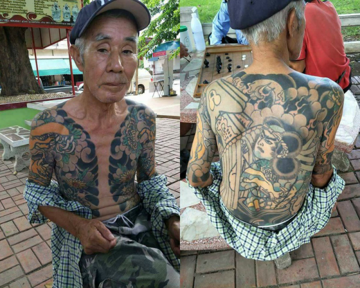 Chefe da Yakuza  preso depois de ser delatado por suas tatuagens no Facebook