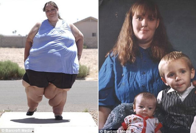 Mulher come para ser a mais gorda do mundo