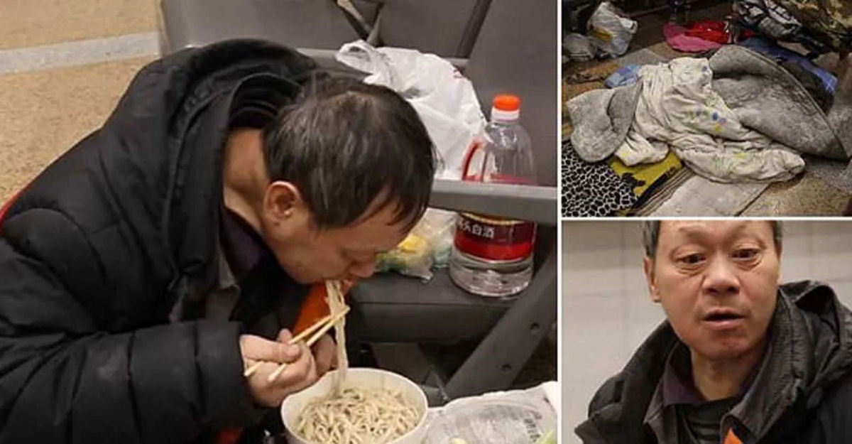 Homem vive no aeroporto de Pequim por 14 anos para evitar sua esposa