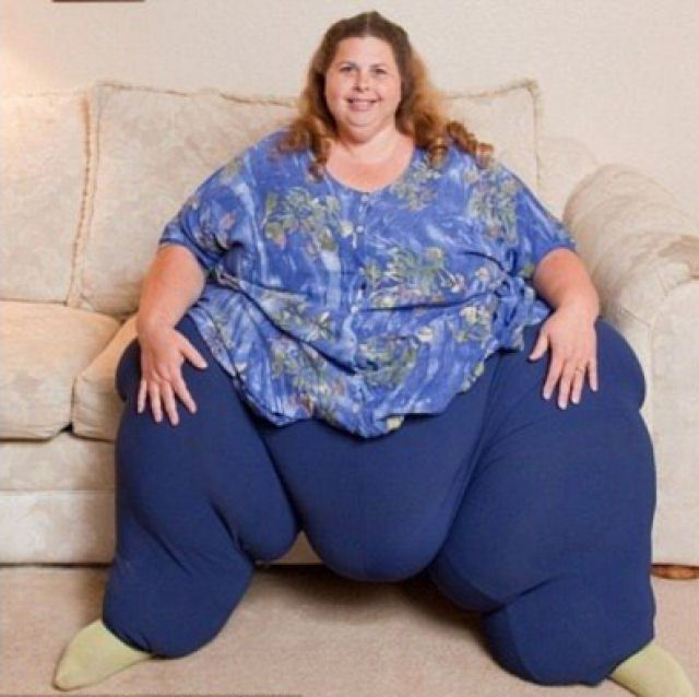 A mulher mais gorda do mundo faz dieta a base de sexo