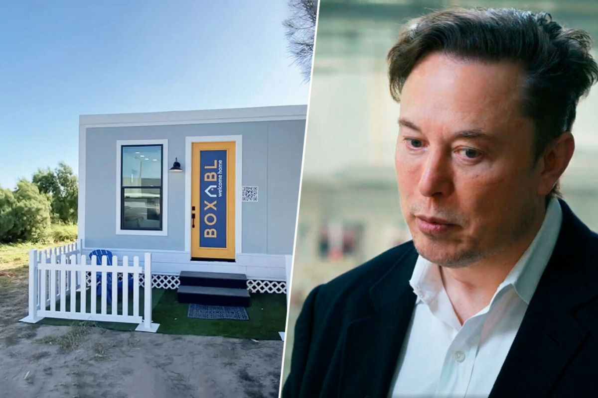 Elon Musk publicou fotos da 'manso' em que mora: uma cabana pr-fabricada de 35 metros quadrados