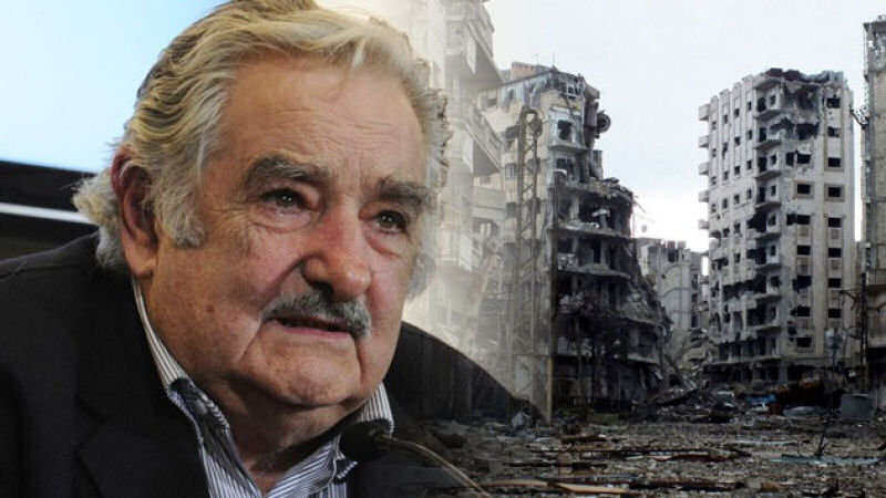 Mujica diz que o nico bombardeio admissvel para Sria  com leite em p e bolachas