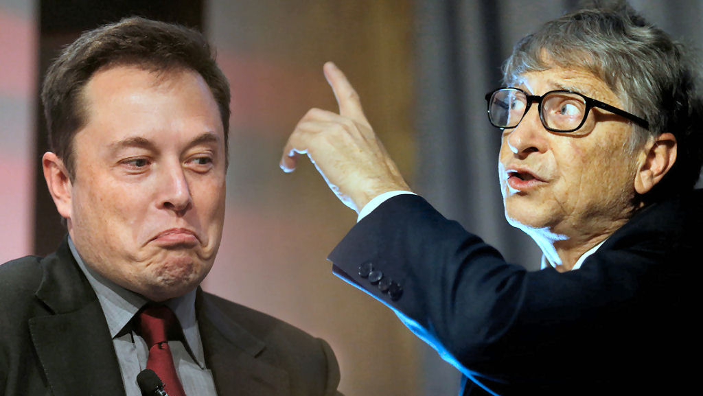 Ellon Musk arremete contra Bill Gates e assegura que ninguém da sua família se vacinará contra o coronavírus