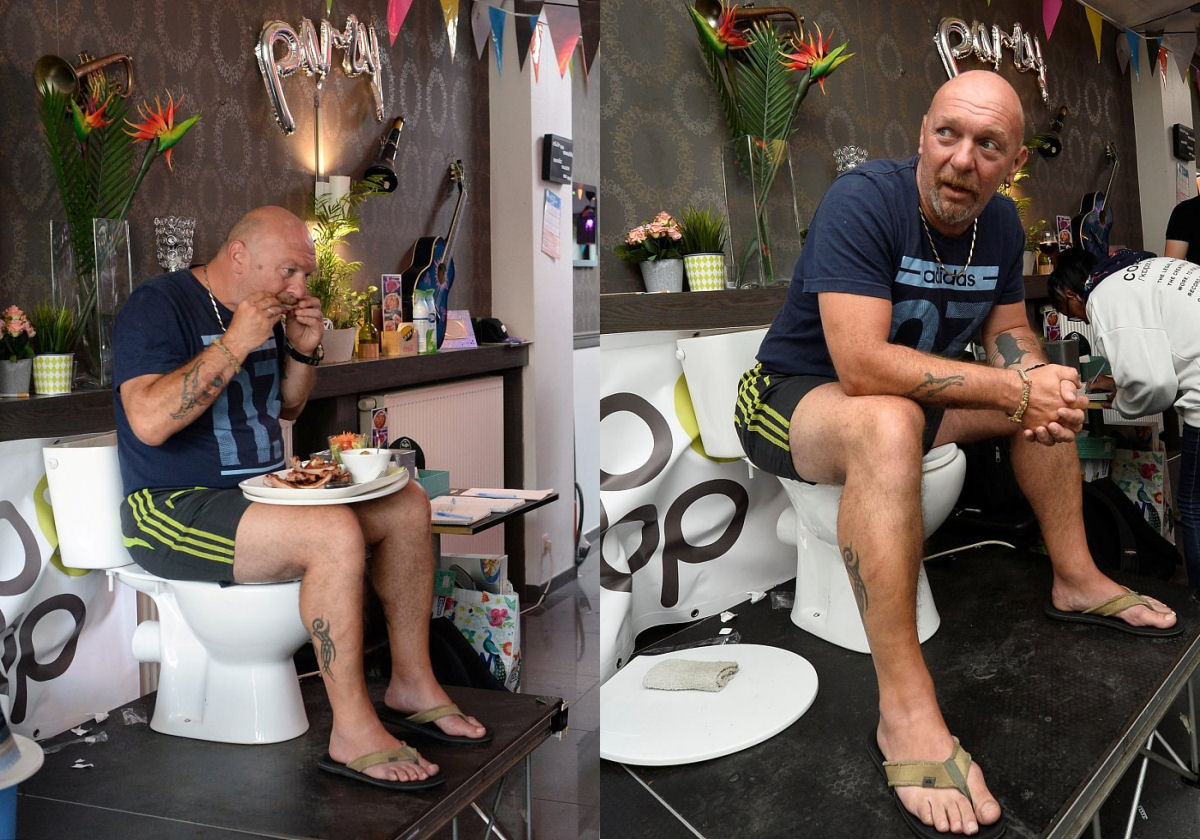 Belga passa quase cinco dias sentado em um vaso sanitrio para bater o recorde mundial
