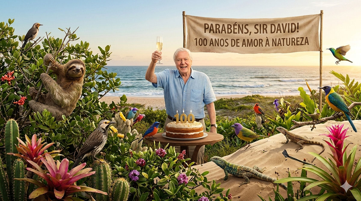 Sir David Attenborough completar� 1 s�culo de vida celebrando sua obra que definiu o g�nero