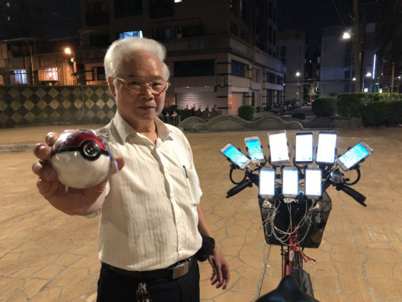 Vov taiwans de 70 anos  o jogador de Pokemon Go mais dedicado