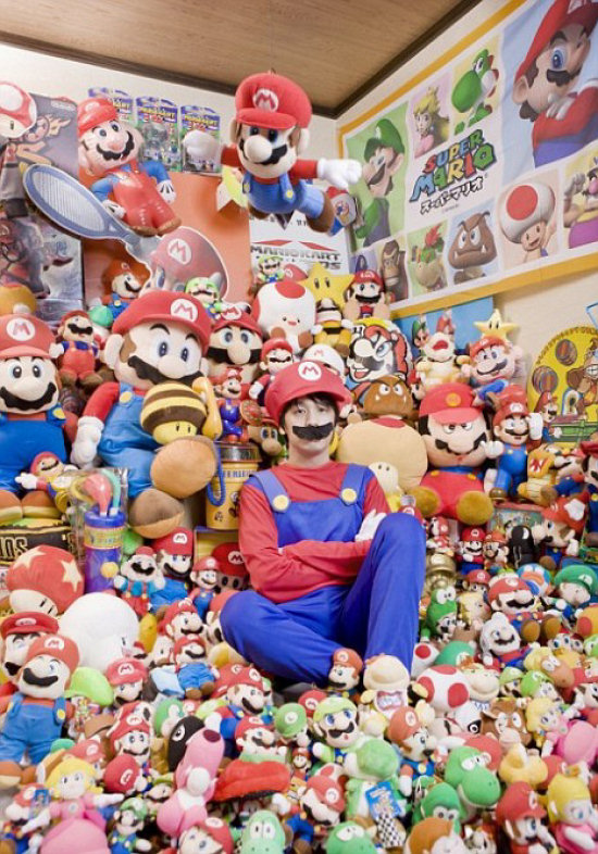 Geek japons  o maior f do mundo de Super Mario