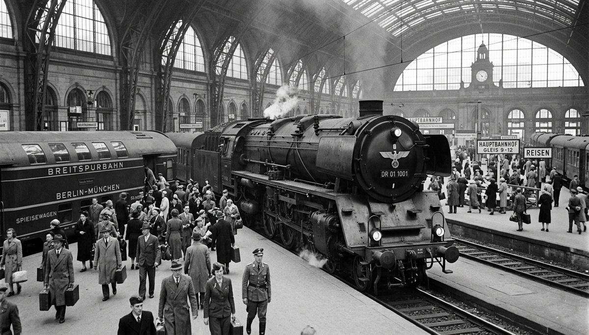 Em sua megalomania Hitler planejava contruir uma ferrovia monstruosa